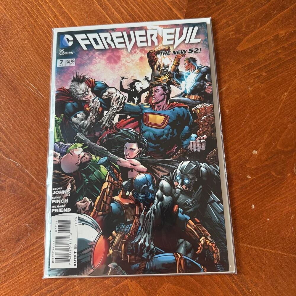 Forever Evil Geoff Johns Edition First Print July 2014 Vol 1 Issue 7 Injustice